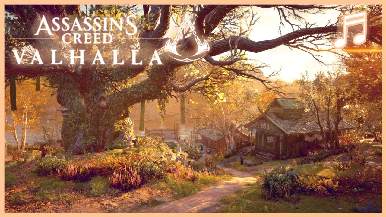 ASSASSIN'S CREED VALHALLA Settlement in England | Ambient Soundtrack 2 HOURS