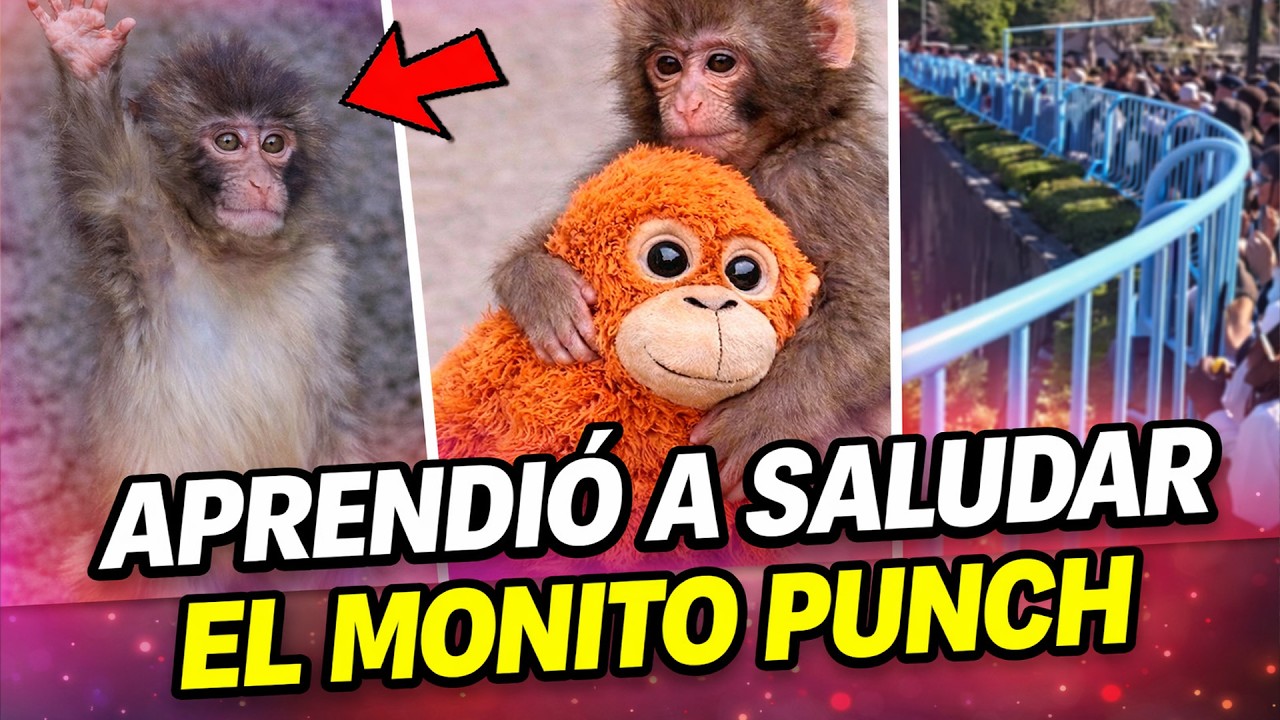 PUNCH el MONITO SALUDA a sus FANS en el ZOOLÓGICO ¡APRENDIÓ nuevas COSAS!