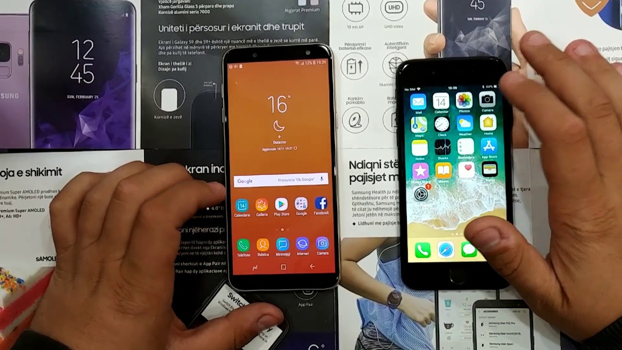 Samsung Galaxy J6 vs iPhone 7