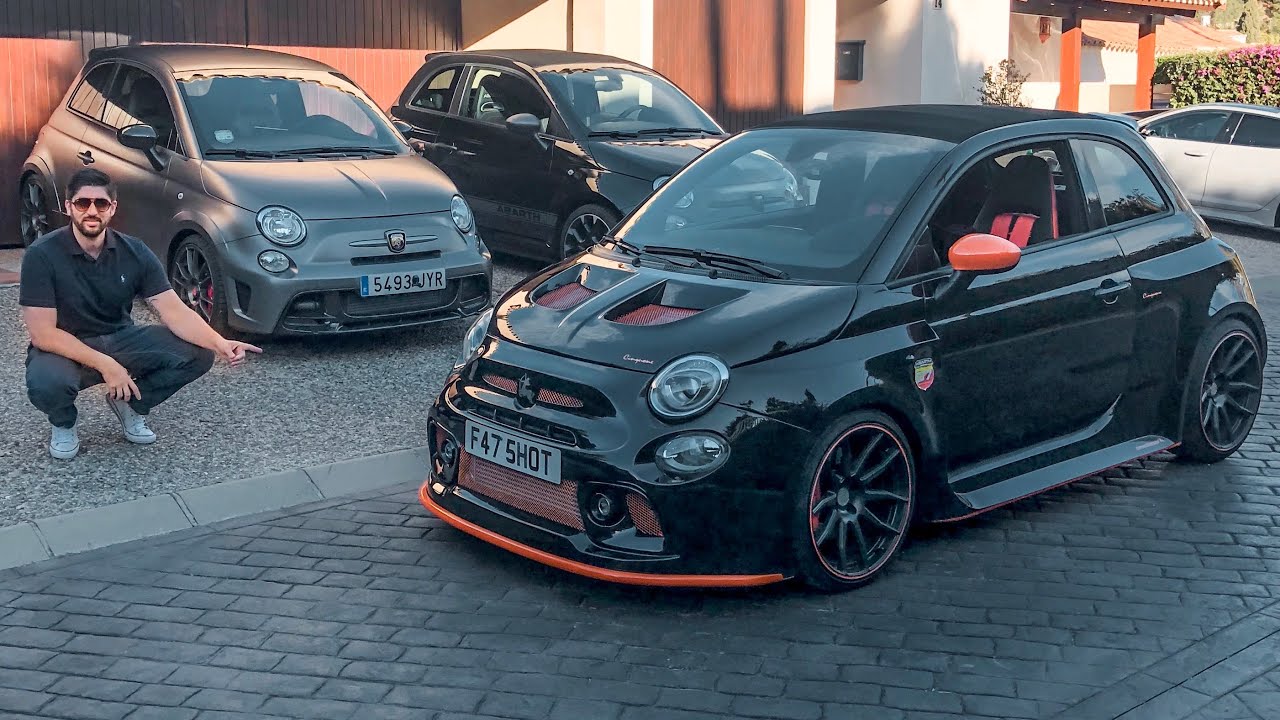 Abarth 695 Biposto + 595 Romeo Ferraris Meet & EPIC Mountain Drive In Spain