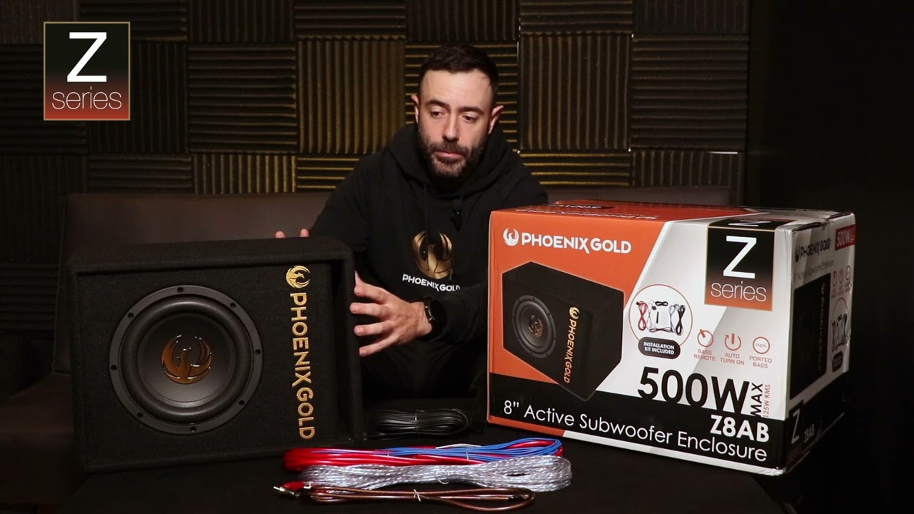 Phoenix Gold Active Subwoofer Enclosure - Z-Series