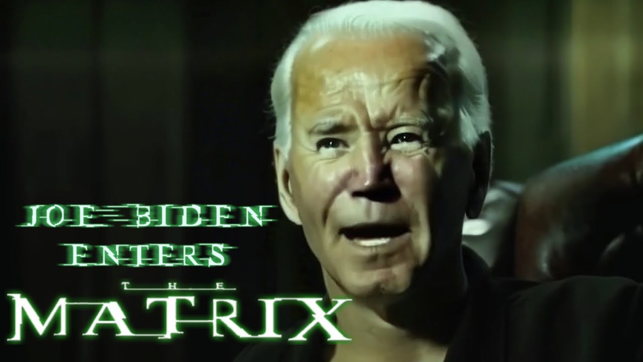 Joe Biden Enters The Matrix