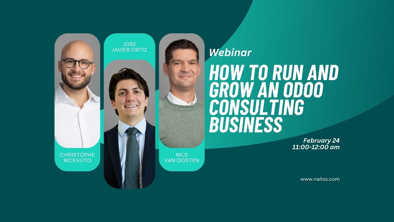 How to run and grow an Odoo consulting business - Nalios Webinar, Odoo Gold Partner