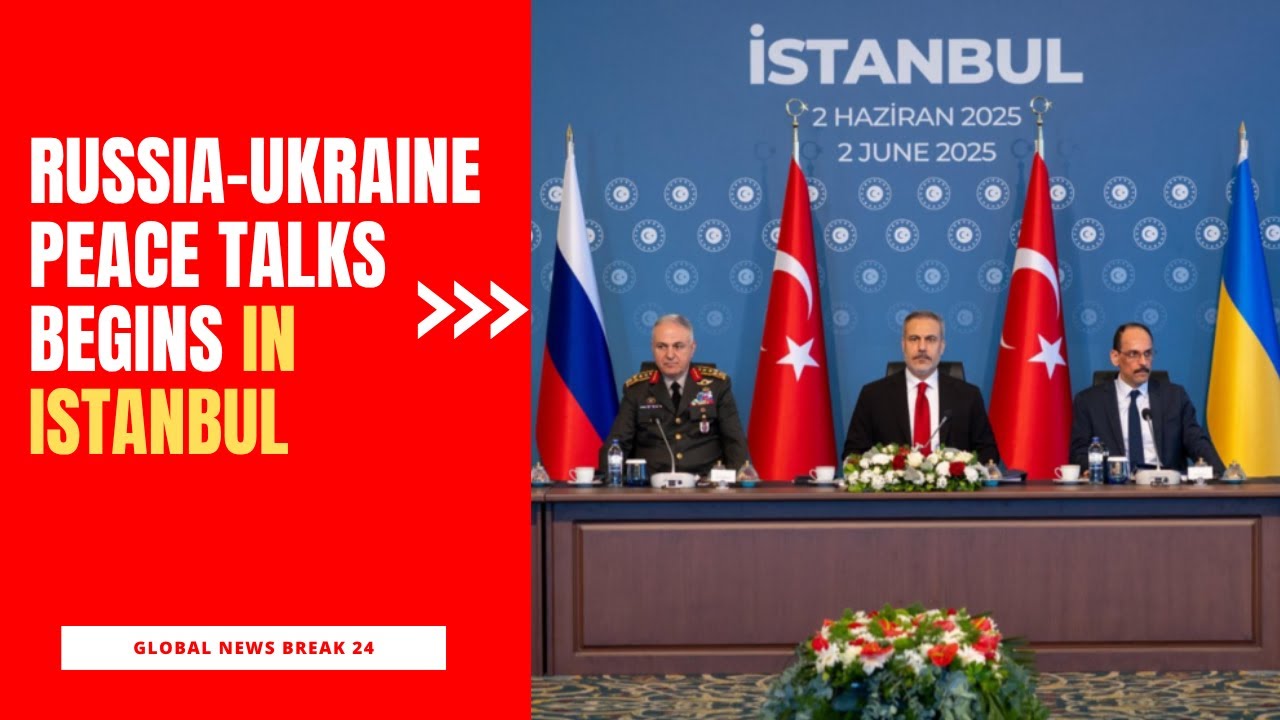 Second round of Russia-Ukraine peace talks begins in Istanbul!