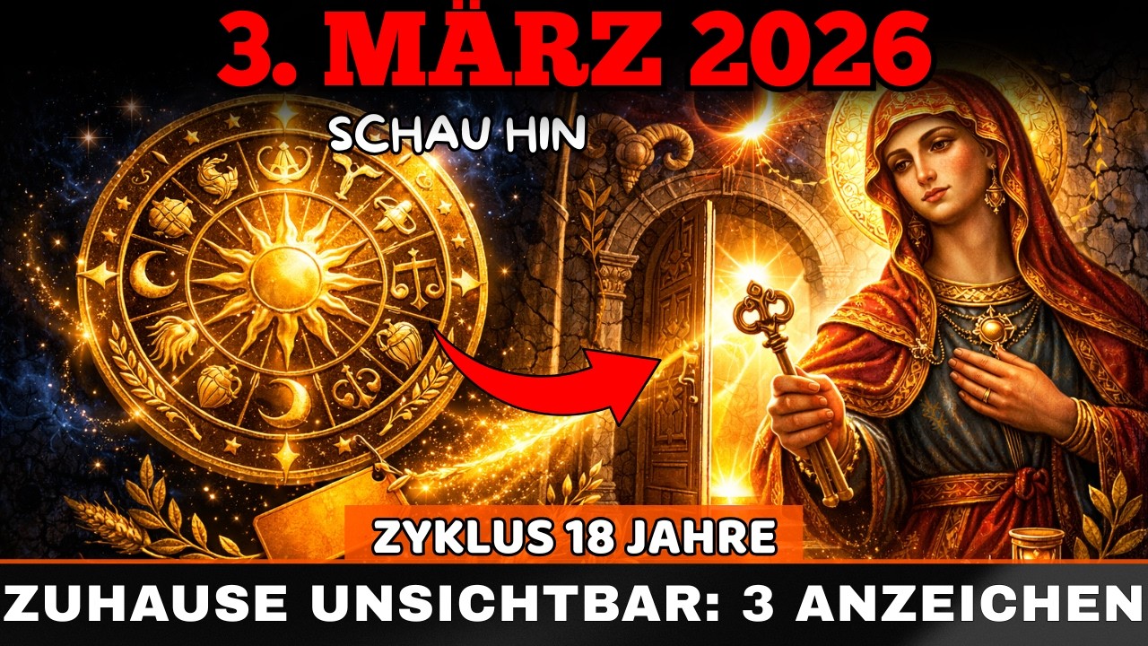 MONDFINSTERNIS 3. MÄRZ: Wenn man dich zu Hause nicht sieht, sieh dir diese 3 Anzeichen an