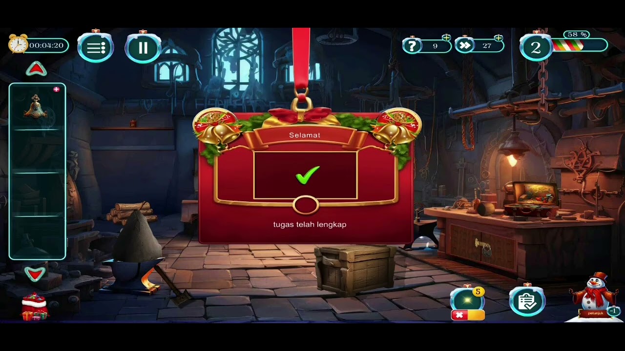 Frosty world level-2 ( Mencari petunjuk untuk menemukan sinterklas )|@danueta1566