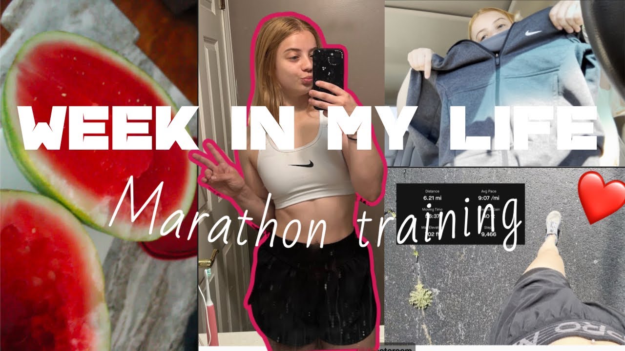 MARATHON TRAINING | WEEK #3 new running clothes, struggling with runs etc.