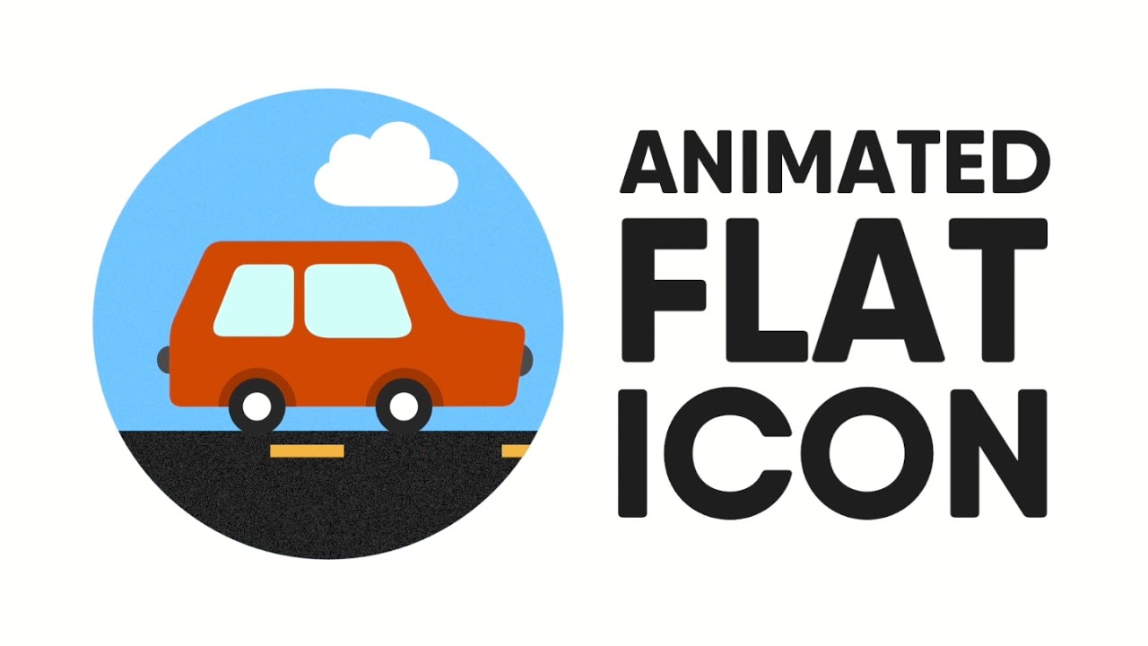 How to Create an ANIMATED FLAT ICON with Motion 5