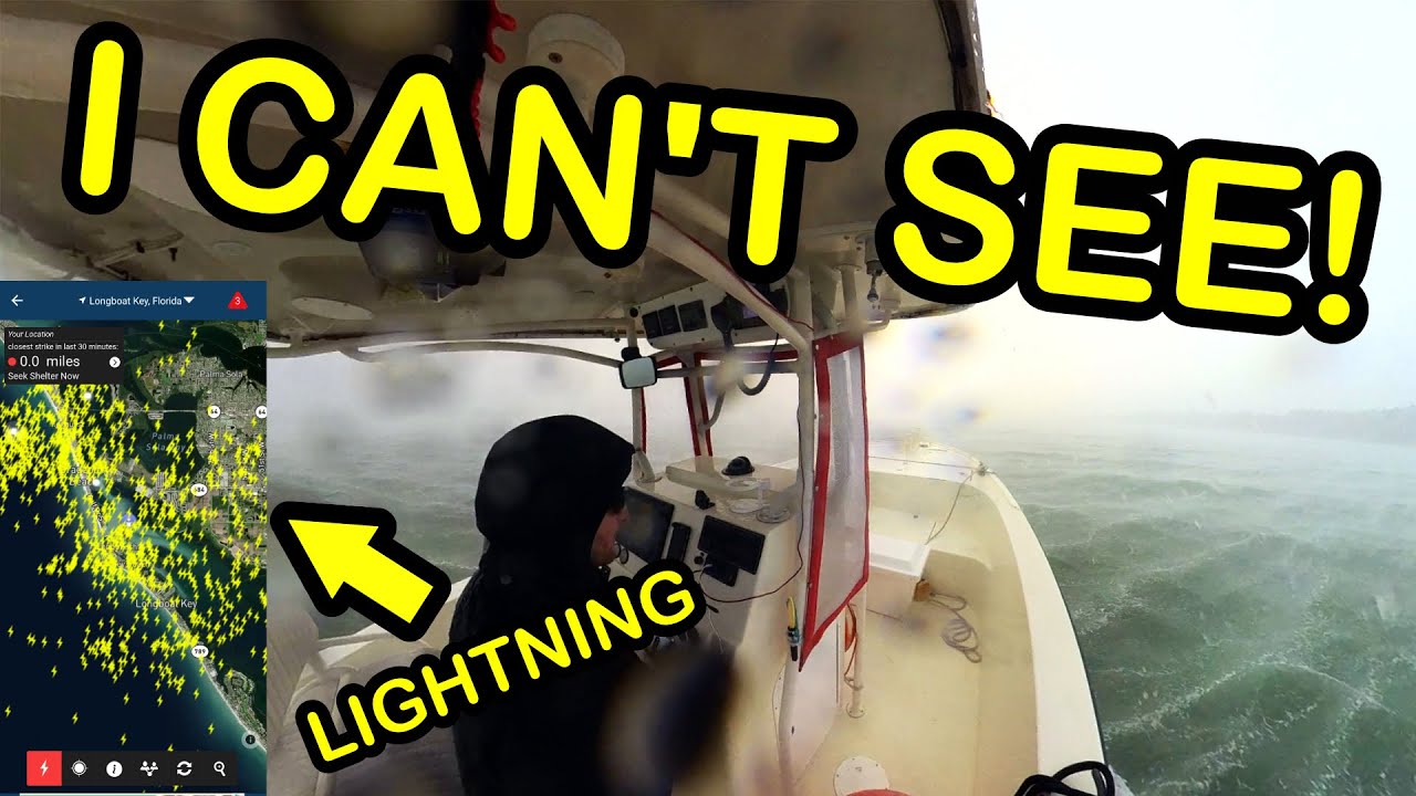 Lightning Everywhere and Zero Visibility! The WORST Thunderstorm I've Ever Towed In | Tow 18ft Tahoe