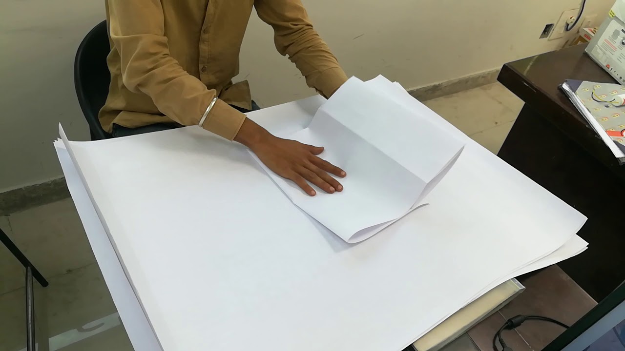 How to Fold Drawing sheet of size A1 to A4. Folding Technical Drawing Sheet