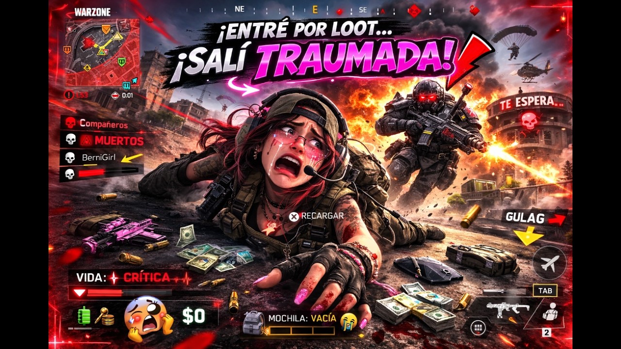 Intenté jugar Warzone en serio…