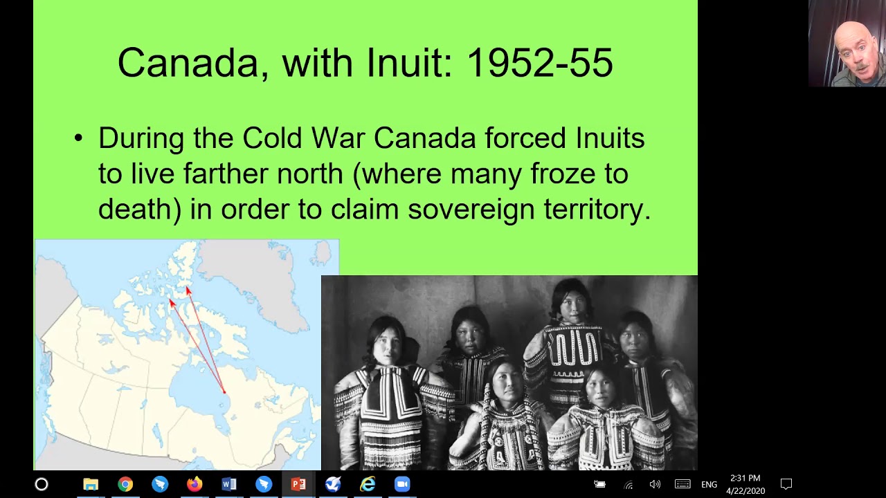 Indigenous peoples and forced relocation in world history