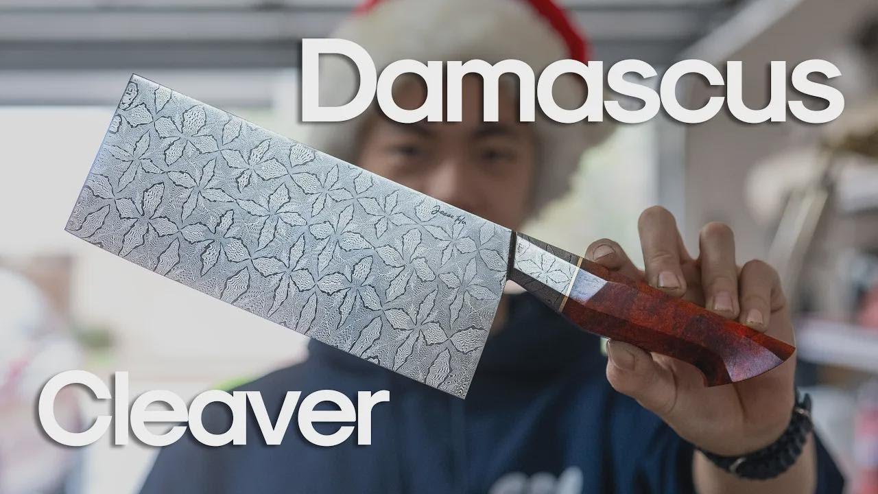 Jak powstaje chiński nóż z mozaikowej stali damasceńskiej?