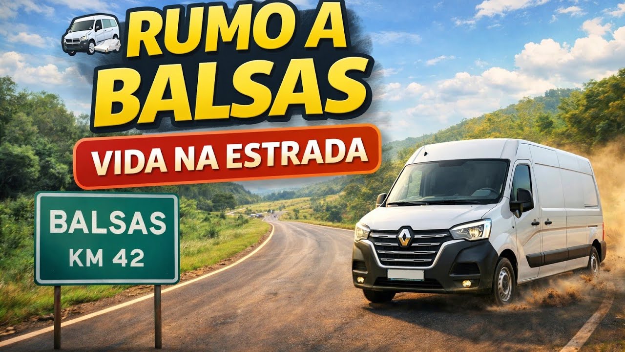 Mais um trecho na estrada!Saindo de Feira Nova do Maranhão com destino a Balsas.