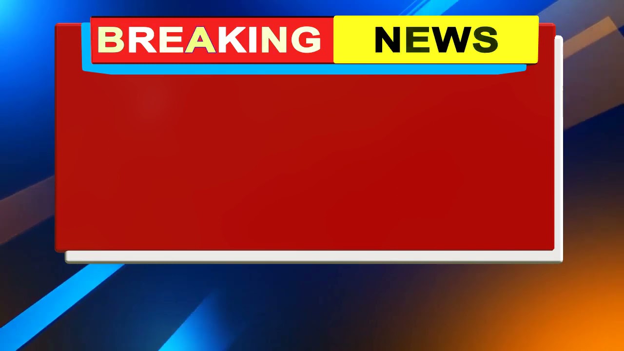 breaking news plate 3d