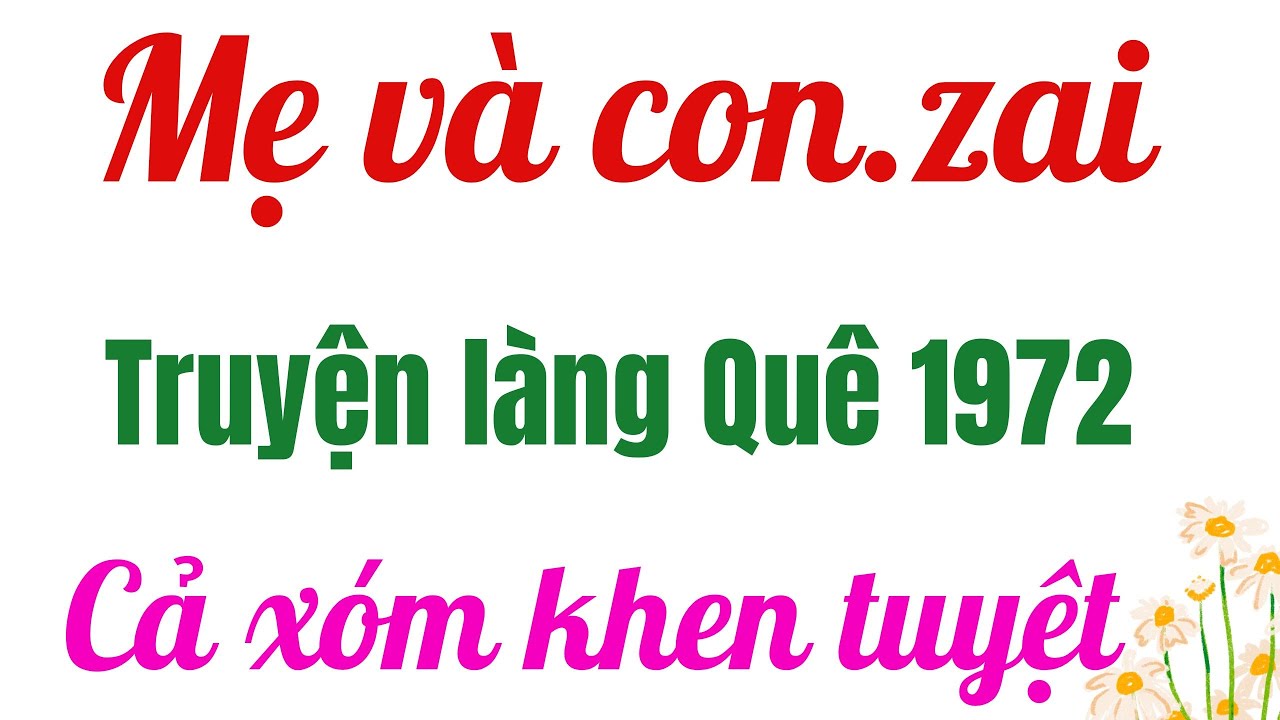 MẸ ĐÀO VÀ CON TRAI | Truyện làng quê  MC Thu Hằng