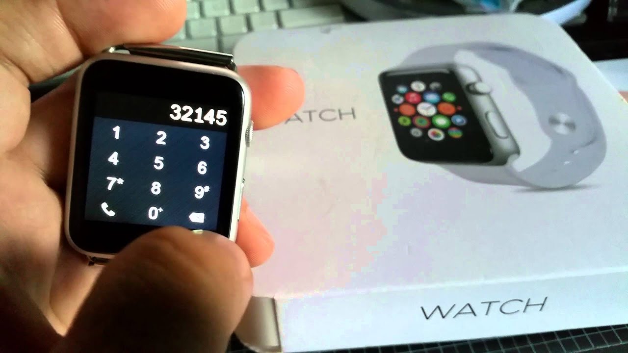 IWO MTK2502C Apple logo and watch face customized.