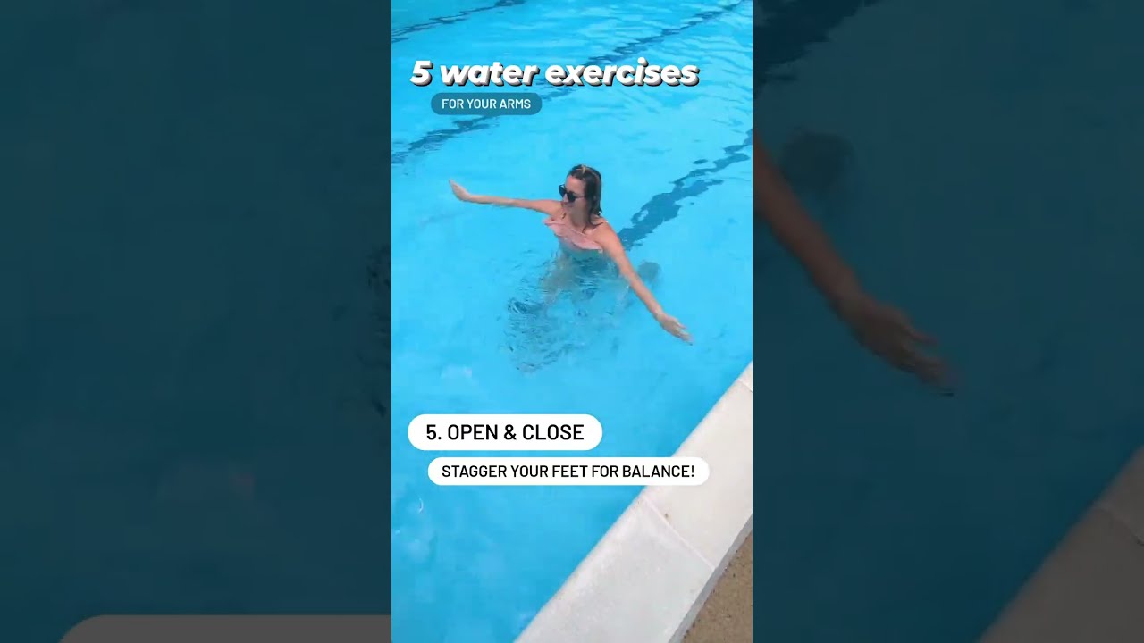 Water exercises for your arms!