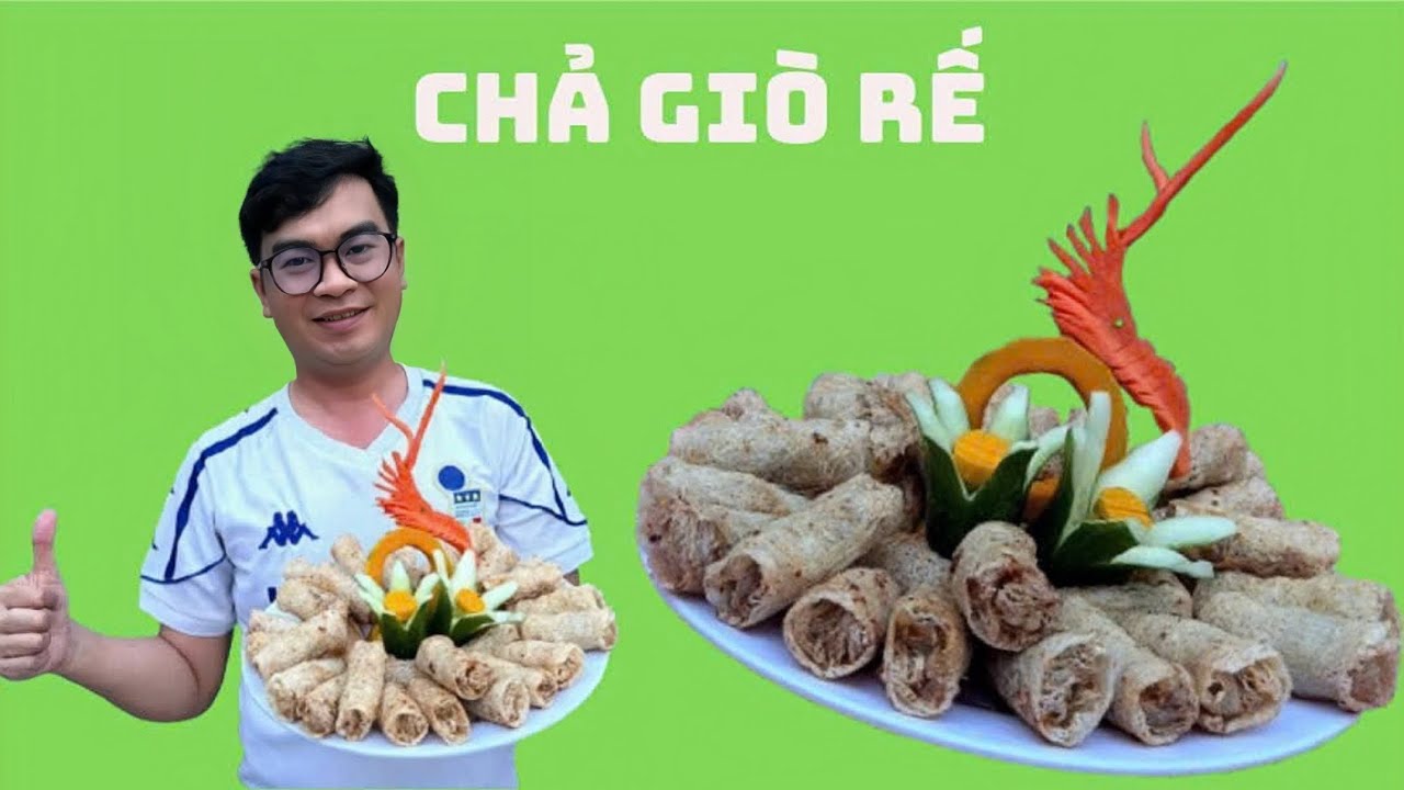 Cách làm Chả Giò Rế giòn lâu dễ ăn ai cũng thích