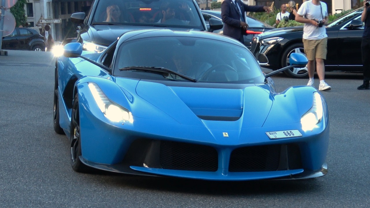 Supercars in Monaco by Night 2025 - Utopia, Jesko Absolut, 250 California, Laferrai, Chiron...