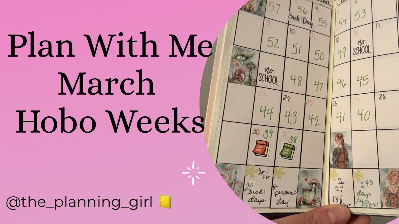 Plan With Me | March Week ft @blessurheartstickers