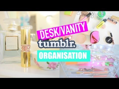 ♡Desk/Vanity Tumblr Organisation♡ First video