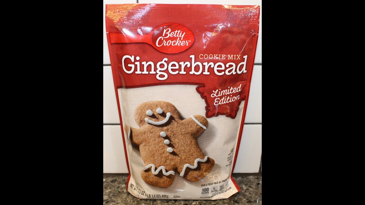 Making Betty Crocker Gingerbread Cookies