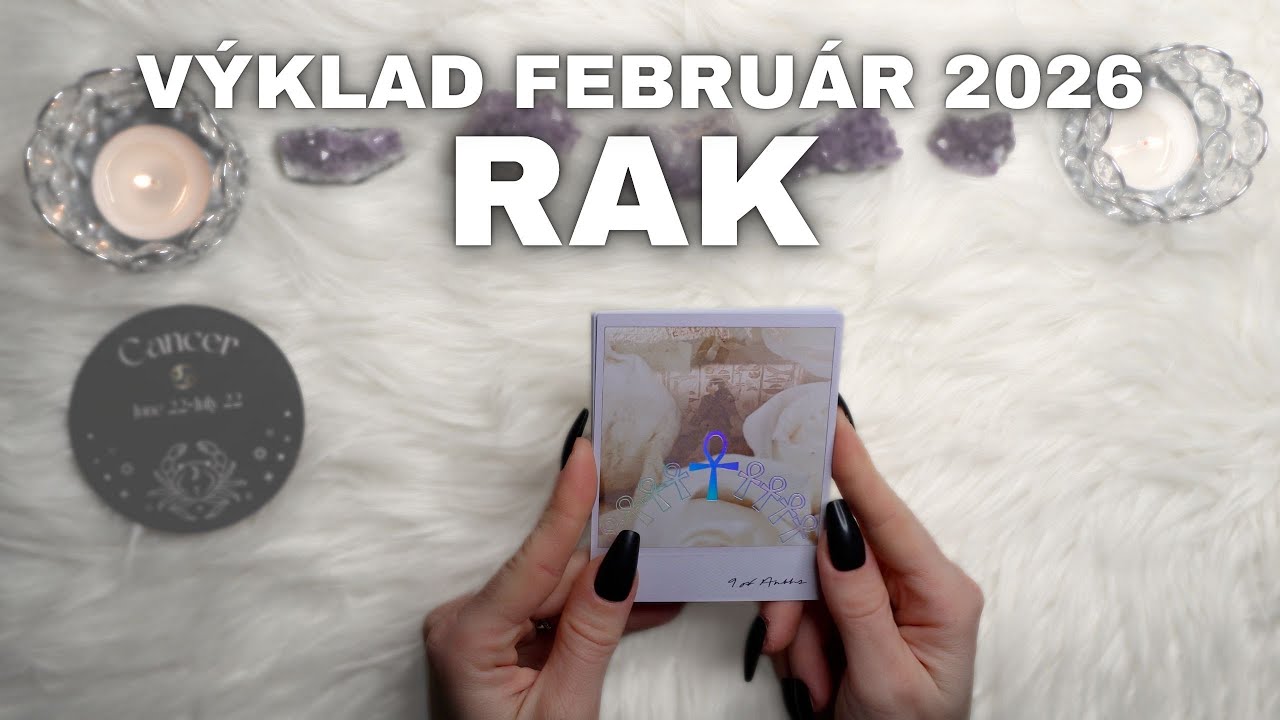 ♋ RAK – FEBRUÁR 2026: Láska, práca, zdravie, domov 👀