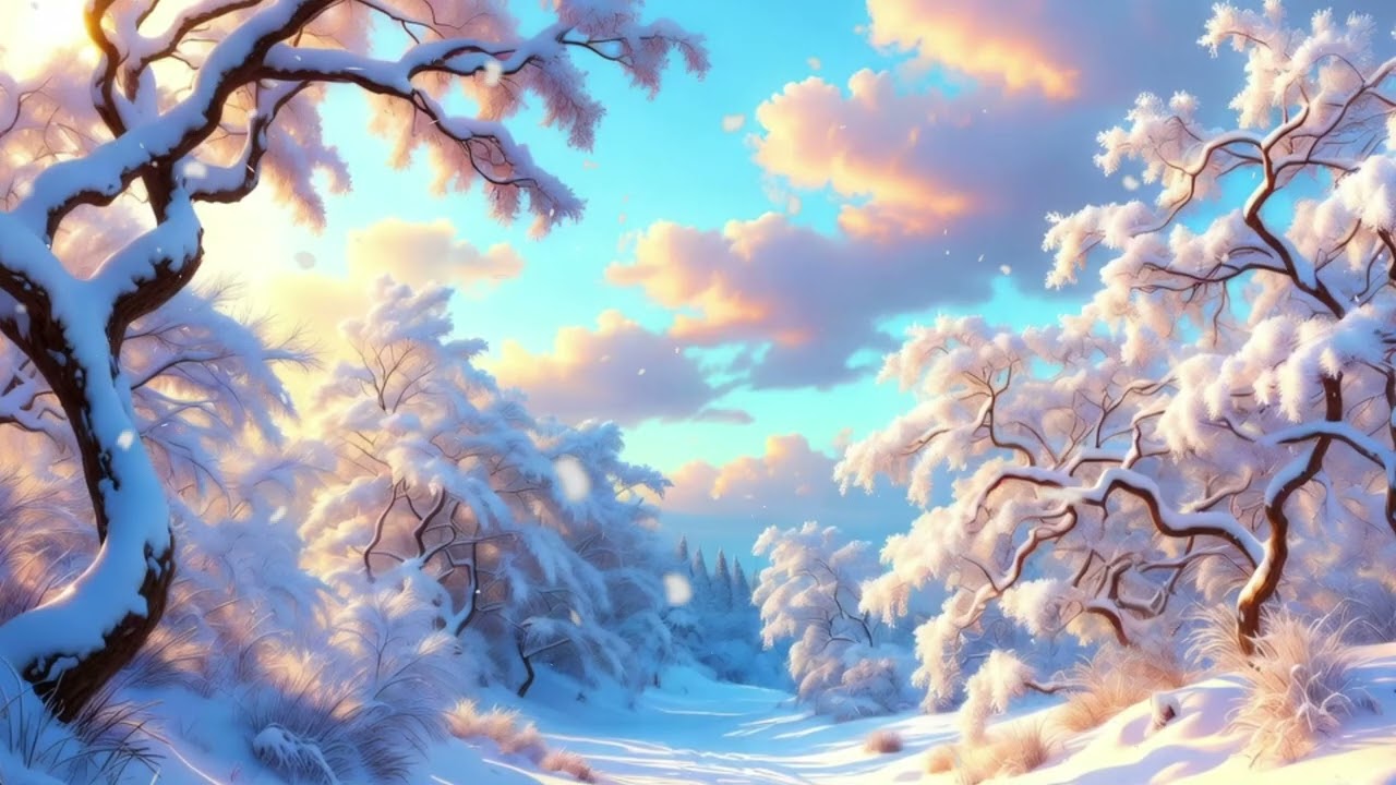 sunny snow day lofi ☀️❄️ cozy beats while the city sparkles