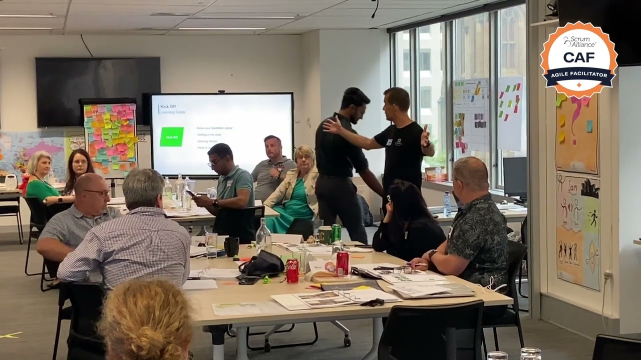 Facilitation skills #1 safe spaces in the room, Certified Agile Facilitator (CAF), Sam Bowtell