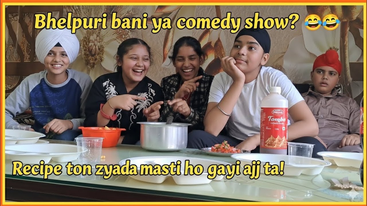 “Bhelpuri bani ya comedy show? 😜😂 Recipe ton zyada masti ho gayi ajj ta!” # viral