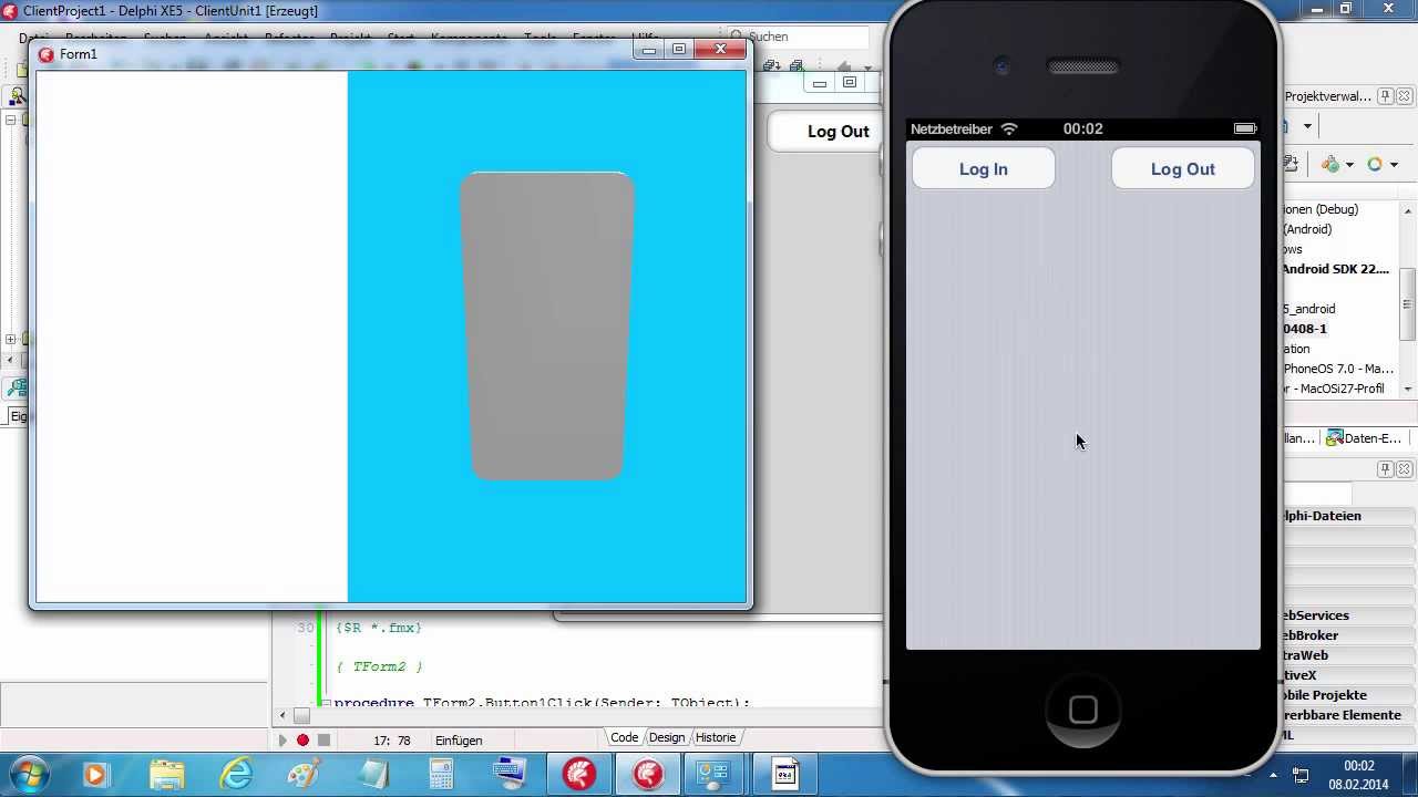 Tutorial: UDP Login FireMonkey XE5 (Delphi XE5) on Win, IOS and Android