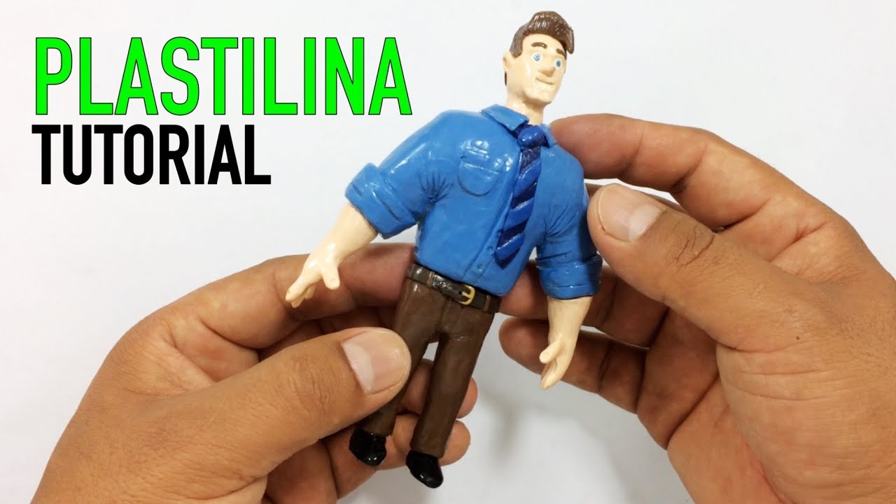 ✔️ COMO HACER UN HUMANO ANIMADO DE PLASTILINA PASO A PASO ✔️ MI MUNDO DE PLASTILINA