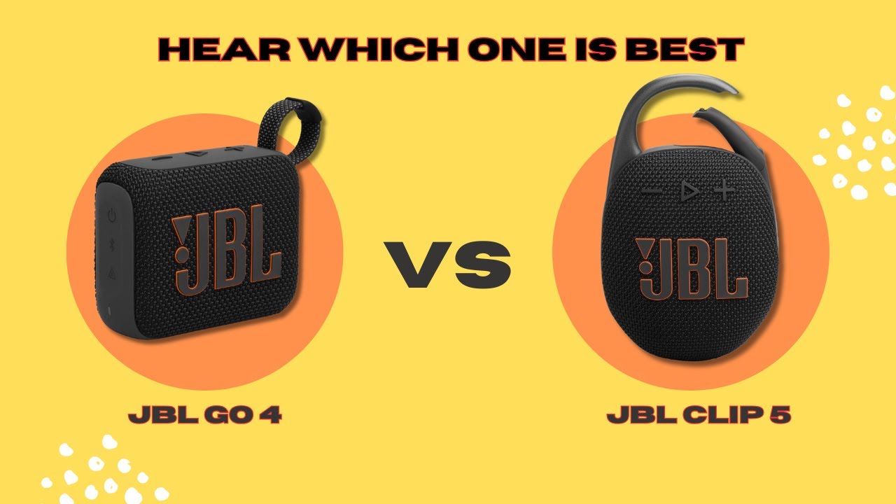 JBL Clip 5 против JBL GO 4 &mdash; состязание Bluetooth-колонок! [Аудиотест включен]