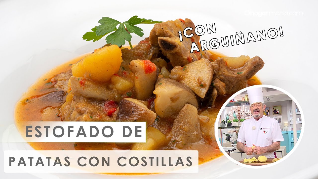 Estofado de patatas con costillas 👨🏻‍🍳​ Receta de cuchara con Karlos Arguiñano🍲​