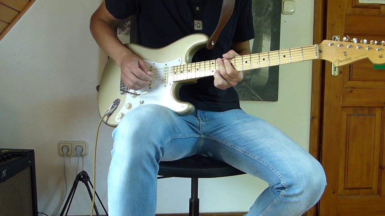 David Glimour - The Blue Guitar Solo Cover
