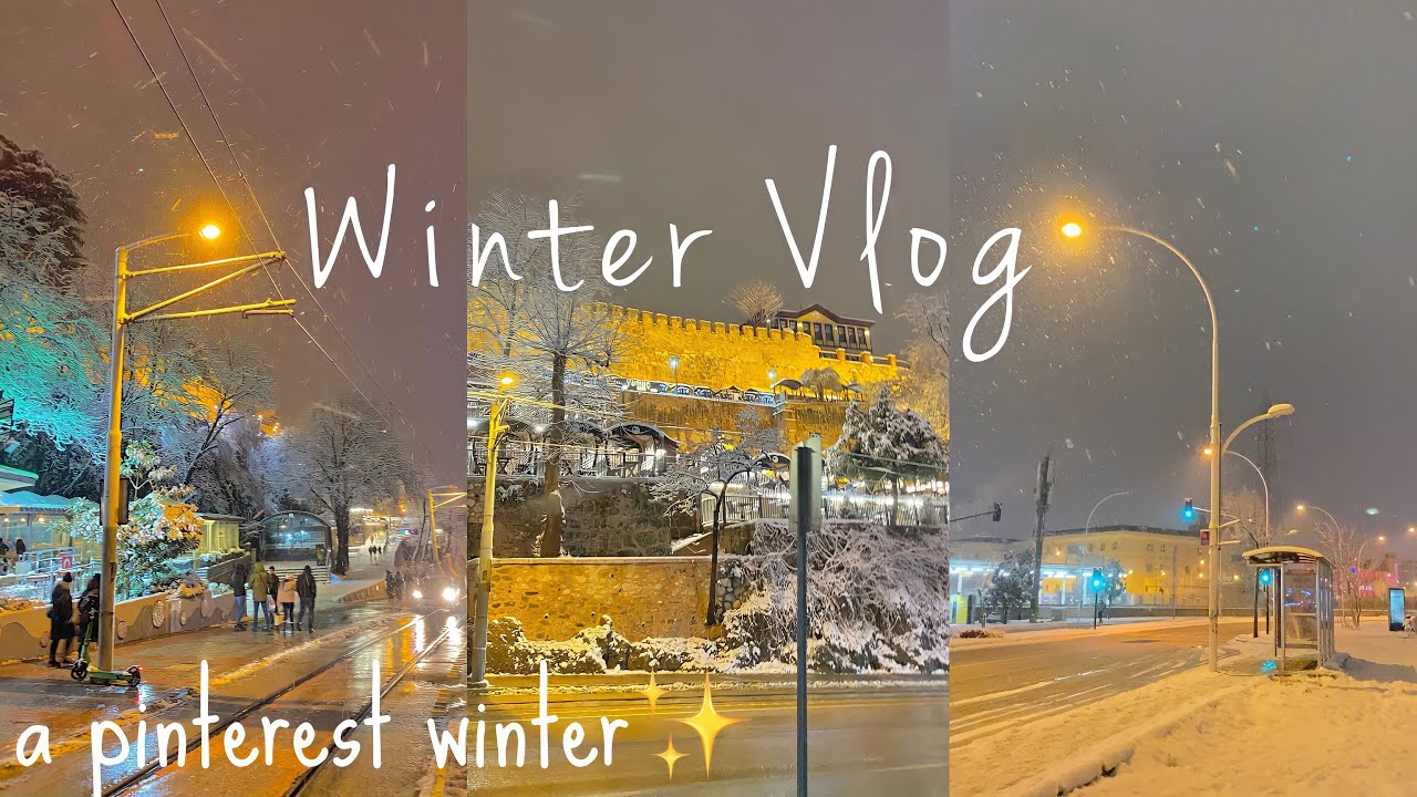 Main salju dan jalan-jalan di Bursa, Turki🇹🇷⎮vlog no.5⎮ Boneka salju☃️❄️kulineran//Winter vlog