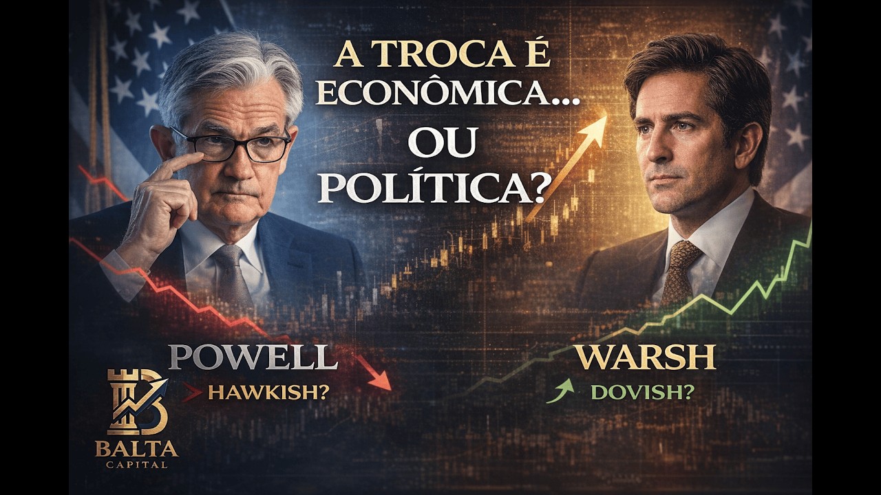 Powell vs Warsh: Mudança Técnica ou Pressão Política no Fed?