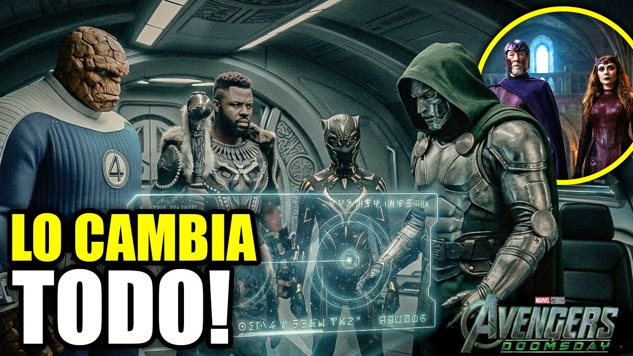 REVELADO Doctor Doom junto a los Vengadores | Conexión con Scarlet Witch en el teaser X-Men y más