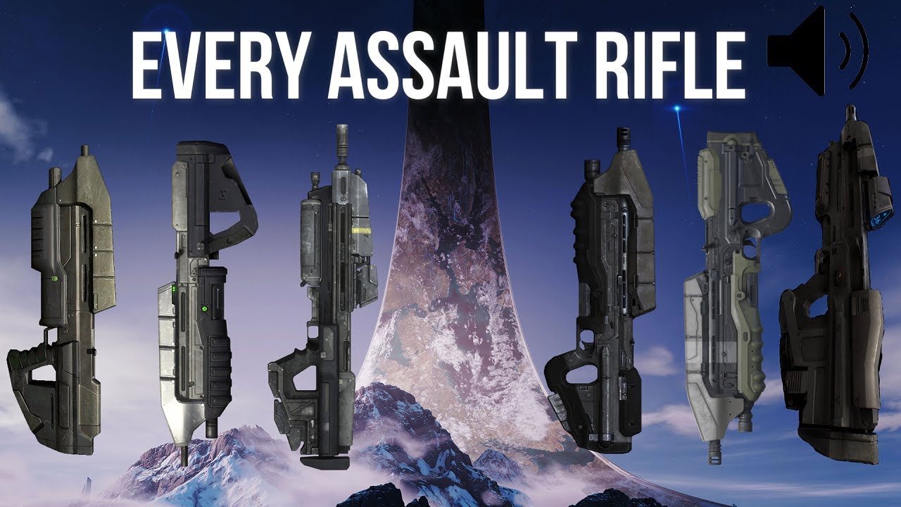 Halo 1-Infinite Assault Rifle Comparison (All Halo Games Included)