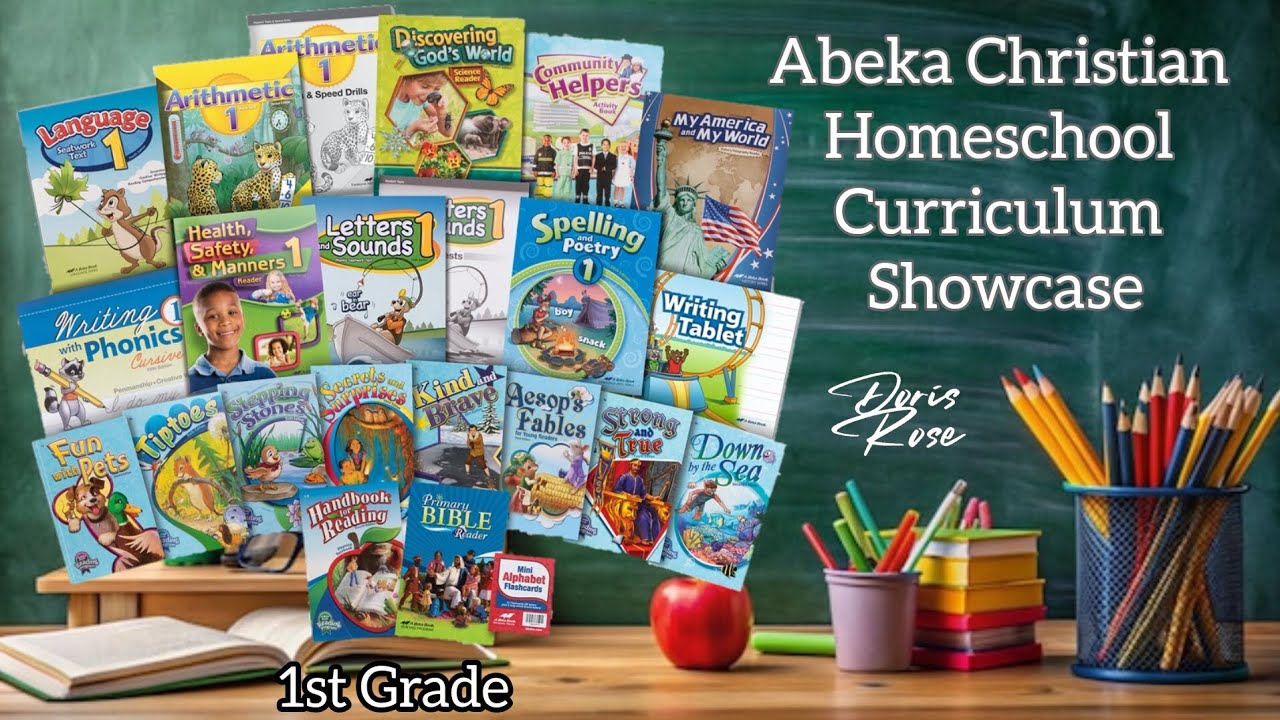 Abeka Christian Homeschool Curriculum Showcase 1st Grade