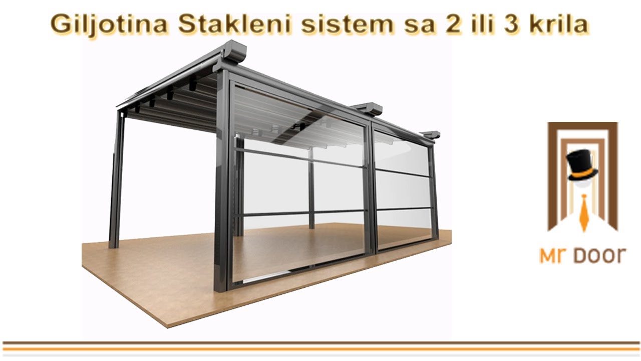 Staklena Giljotina - zastakljivanje terase, bašte kafića, pregrađivanje