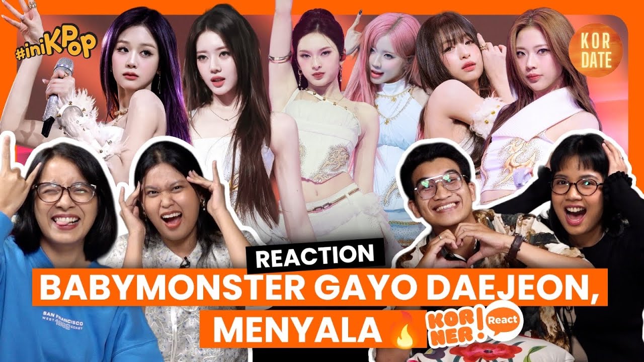 BABYMONSTER - SBS Gayo Daejeon (Indo Reaction) | KORNER by KOR.DATE