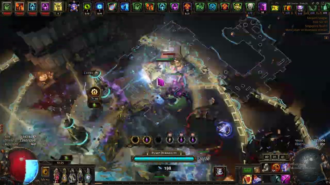 POE 3.27 : Penance brand Herald Stack : Blight titan (wisp  No Legend )