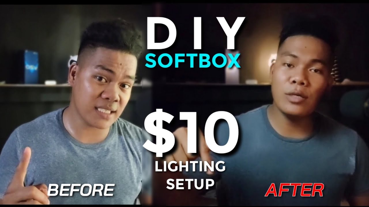 Low Budget Lighting Setup | DIY Lighting Setup For Beginners (Tagalog)