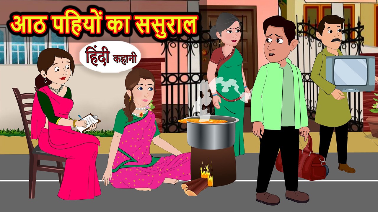 आठ पहियों का ससुराल | Stories in Hindi | Bedtime Stories | Fairy Tales | Moral Story | Kahani Funny