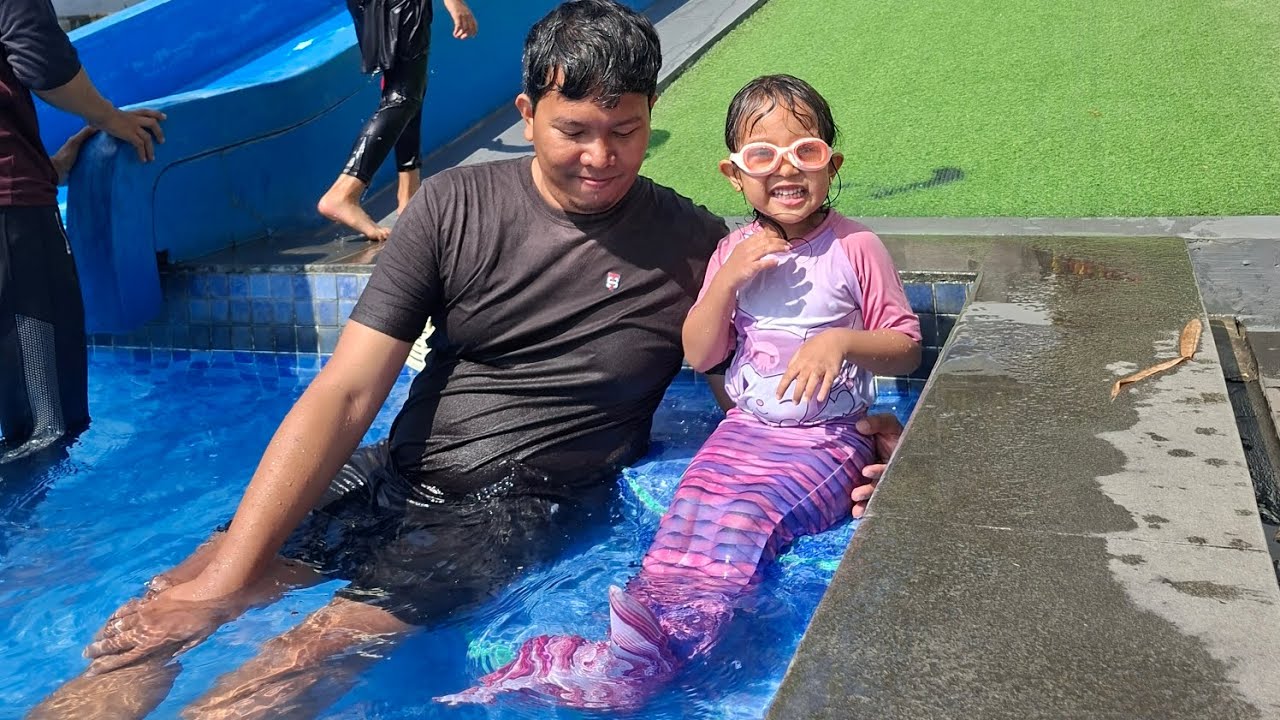 PART 2 SERU-SERUAN BERENANG BERSAMA LITTLE MERMAID