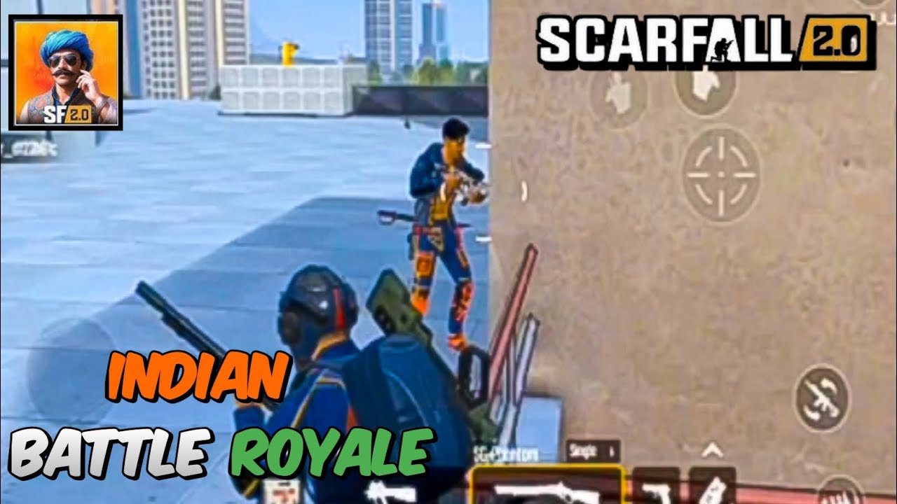 India Ka Battle royale Game 🔥 || Scarfall Gameplay 2.0