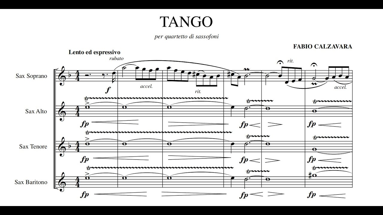 “Tango” from “Due Pezzi Latino Americani