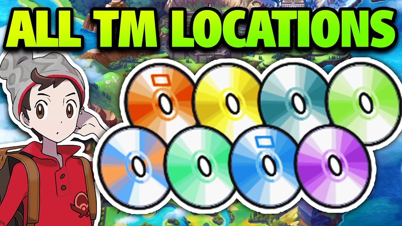 Как и где получить ВСЕ ТМ в Pokémon Sword and Shield – Все местоположения ТМ в Sword and Shield